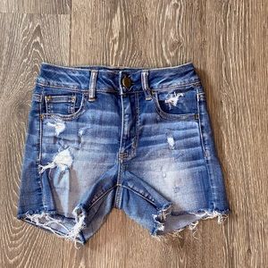 American Eagle Dark Wash Jean Shorts